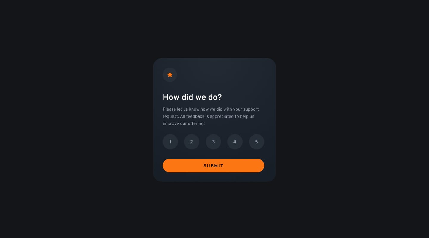 interactive rating component